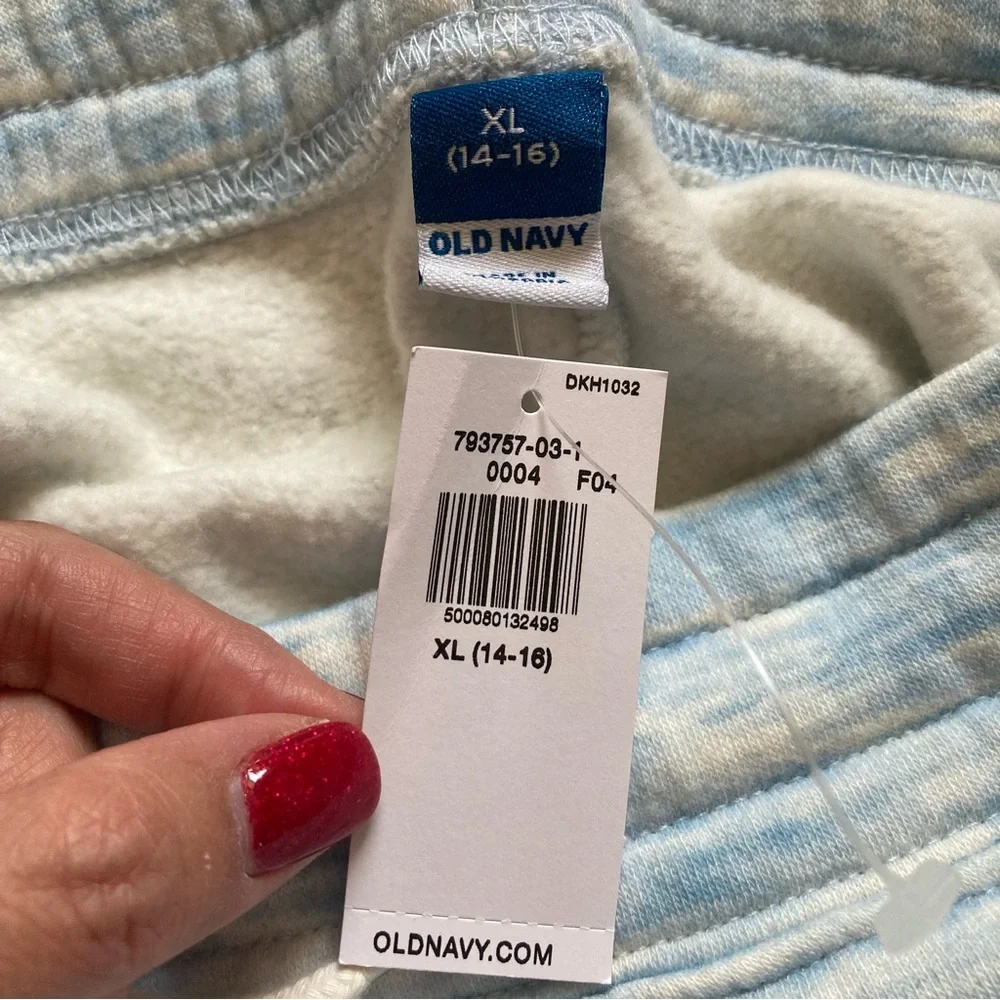 Old Navy SpaceDye Sweatpants NWT Girls Size Xtra Large 14-16 - Picture 4 of 4